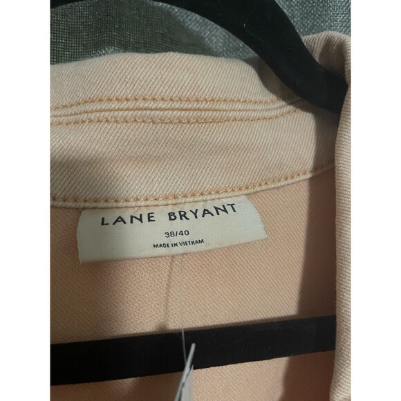 NWT Lane Bryant Pink Denim Jacket Size 38/40 - Picture 5 of 7